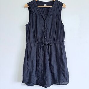 GAP Navy Textured Knit Top